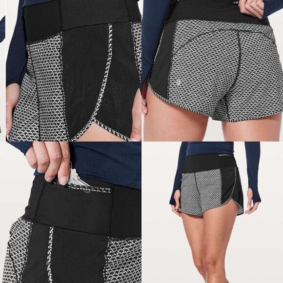 Lululemon Real Quick Short *Perforated 3.5" size 8 - Picture 1 of 8